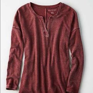 American Eagle Waffle Long Sleeve